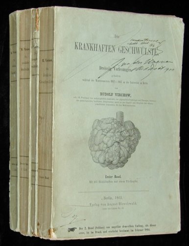First edition of Rudolf Virchow's Die Krankhaften Geschwülste